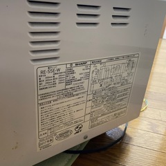 SHARP 電子レンジ2017年製の画像