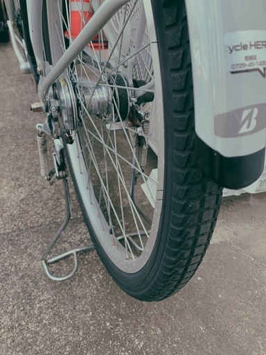 j16美品✨ ブリヂストン電動自転車、バッテリーB400