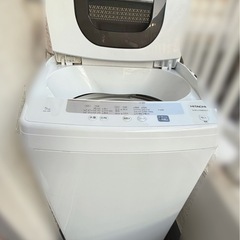 日立全自動洗濯機 NW-50E スリム＆コンパクト
