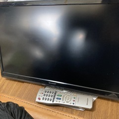 訳アリ2016年 シャープ テレビ  カード付属 リモコン付