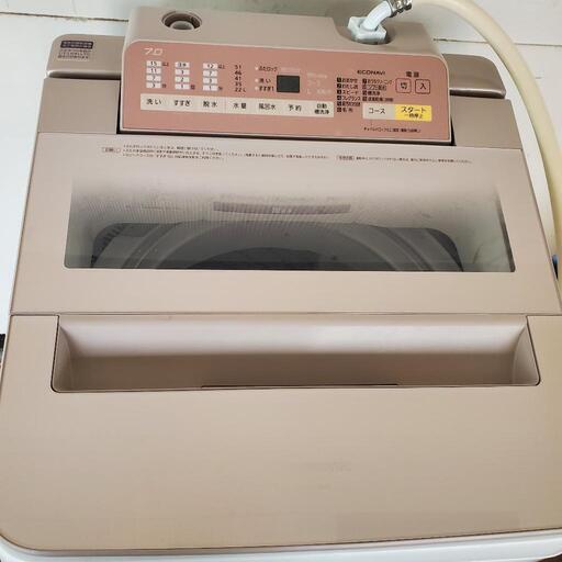 早い者勝ち❗引き取り限定❗美品❗ECONAVI  Panasonic 洗濯機7kg　泡洗浄　 NA-FA70H5