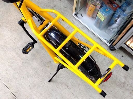 HUMMER 折りたたみ 自転車 20インチ 6段変速 荷台あり 状態良好 イエロー ハマー 折り畳み チャリ バイク 札幌市 中央区 南12条