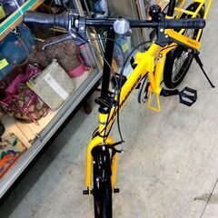HUMMER 折りたたみ 自転車 20インチ 6段変速 荷台あり 状態良好