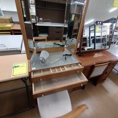 配送やってます‼️【D249】ドレッサー 大塚家具 椅子付きの画像