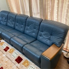 本革ソファー(５人掛け)＋ＴＶ台