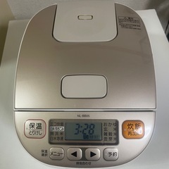 【お受取決定した】象印 炊飯器 3合 ホワイト