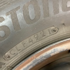 スズキ エブリイ 純正ホイール4本 145/80R12 ブリヂストンタイヤ   の画像