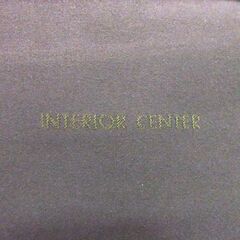 ② 2人掛け ソファ 布製 INTERIOR CENTER 長椅子 ソファー ２P ネイビー ファブリック 札幌市厚別区 厚別店の画像