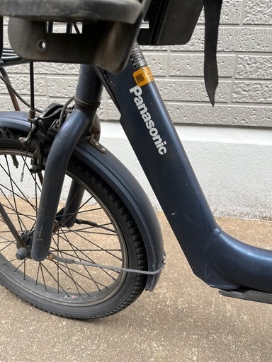【取引中】パナソニック　panasonic  電動自転車　3人乗り　カゴあり