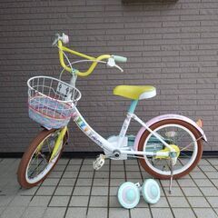 こども用自転車 16インチ補助輪付き