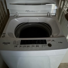 ※お譲り先決まりました。洗濯機【新品購入5年以内】【使用頻度やや...