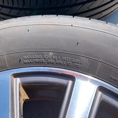 サマータイヤ　　ラジアルタイヤ　タイヤ(ホイール付)の画像