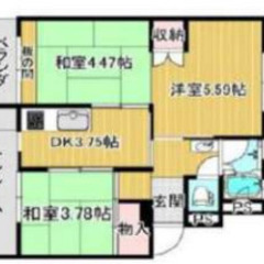 ✨高尾台住宅１号棟145✨分譲賃貸✨４階⭕３DK✨生活保護可能✨2万円＆家具家電&新品布団セットプレゼント✨即入居可⭕兵庫県神戸市須磨区⭕ - 不動産