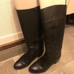 本革 ロングブーツ