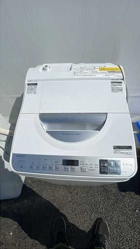 SHARP/2020/洗濯機/ES-TX5D/5kg/美品