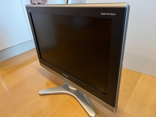 SHARP 液晶カラーテレビ 2009年(テレビ線・説明書無 )リモコンは