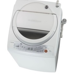 TOSHIBA 縦型全自動洗濯乾燥機 洗濯8kg乾燥4.5kg 幅60cm「AW-80VL」北見市の画像