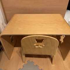 4000→3500円キッズテーブル椅子セット 