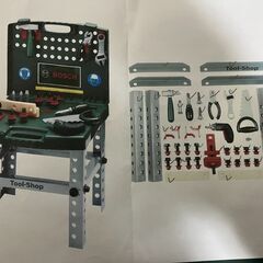 【中古玩具】BOSCH　大工道具玩具の画像