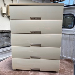 💐ご成約済💐プラスチック　衣装ケース　５段　収納タンス　チェスト