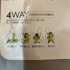 抱っこ紐の画像