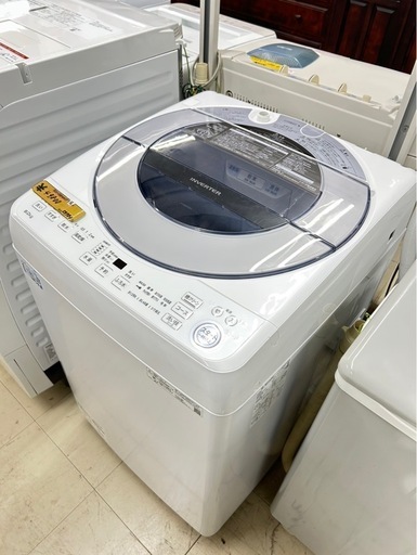 SHARP 全自動電気洗濯機 ES-GV8E-S