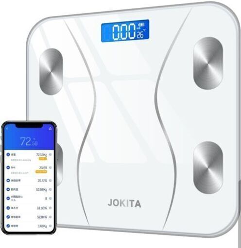 bluetooth スマホ連動 体重計 ホワイト