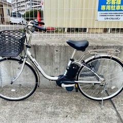 Panasonic 26インチ 8Ah 長押し5点灯 中古 自転車 電動自転車 の画像
