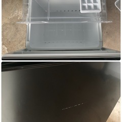 TOSHIBA 東芝　冷蔵庫　ブラック
の画像