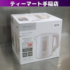 開封済新品 ニトリ 電気ケトル 1.2L HV2S01 ホワイト...