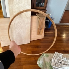 キルトフープ台？（おそらく手作り）
の画像