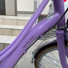 【商談中】子供用自転車　アサヒ　フェリーク　20インチ　パープルの画像