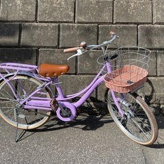 【商談中】子供用自転車　アサヒ　フェリーク　20インチ　パープルの画像