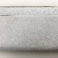 M【中古品】JILLSTUARTジルスチュアート レザー ラウンドファスナー 長財布 レディース 大容量　Ｌ字ファスナー ブルー×ピンク 小銭入れの画像
