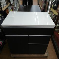 ☆ジモティー割引有☆ キッチンボード WHT×DBR