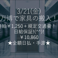 🌸夢洲駅集合！🌸【明日・増員】3/24(金)・単発(^^)/　🌸...