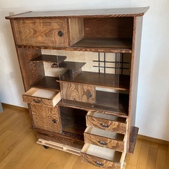 茶箪笥 アンティーク家具  レトロ 取りに来られる方 無料です！ の画像