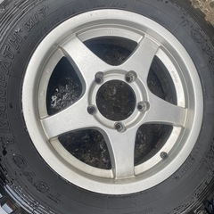 JB23ジムニー純正サイズホイール➕マッドタイヤの画像