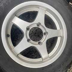 JB23ジムニー純正サイズホイール➕マッドタイヤの画像