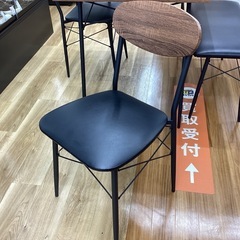 【取りに来られる方限定！！】ダイニング4点セット　ブラウン×ブラックの画像