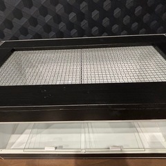オーダー木製ケージ 2台9045内側パネル張り　爬虫類 の画像