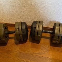 可変式ダンベル20kg×2・トレーニングベンチセットの画像
