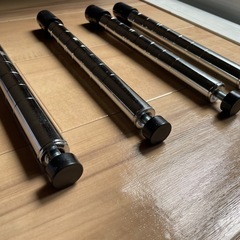 ステンレス棚の脚の画像