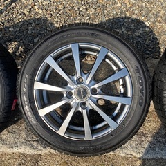 決まりました。トヨタ純正スチールホイール スタッドレスタイヤ