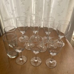 グラス10個　コップ2個　(USED)