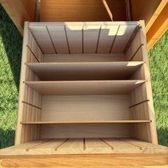 無印良品　木製デスクキャビネットセット　の画像