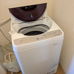 洗濯機シャープ6kg