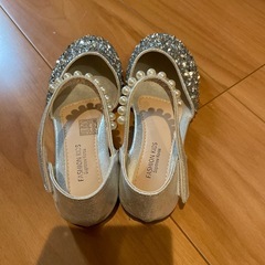 発表会　スパンコール付きパンプス　サイズ21の画像