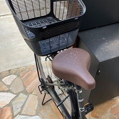 【商談中につき問い合わせ停止】自転車(後ろカゴ付き)売りますの画像