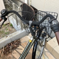 【商談中につき問い合わせ停止】自転車(後ろカゴ付き)売りますの画像